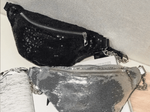 Sequin fanny pack