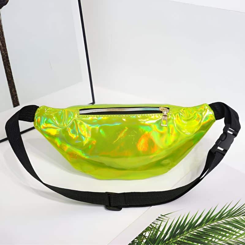 holographic fanny pack back