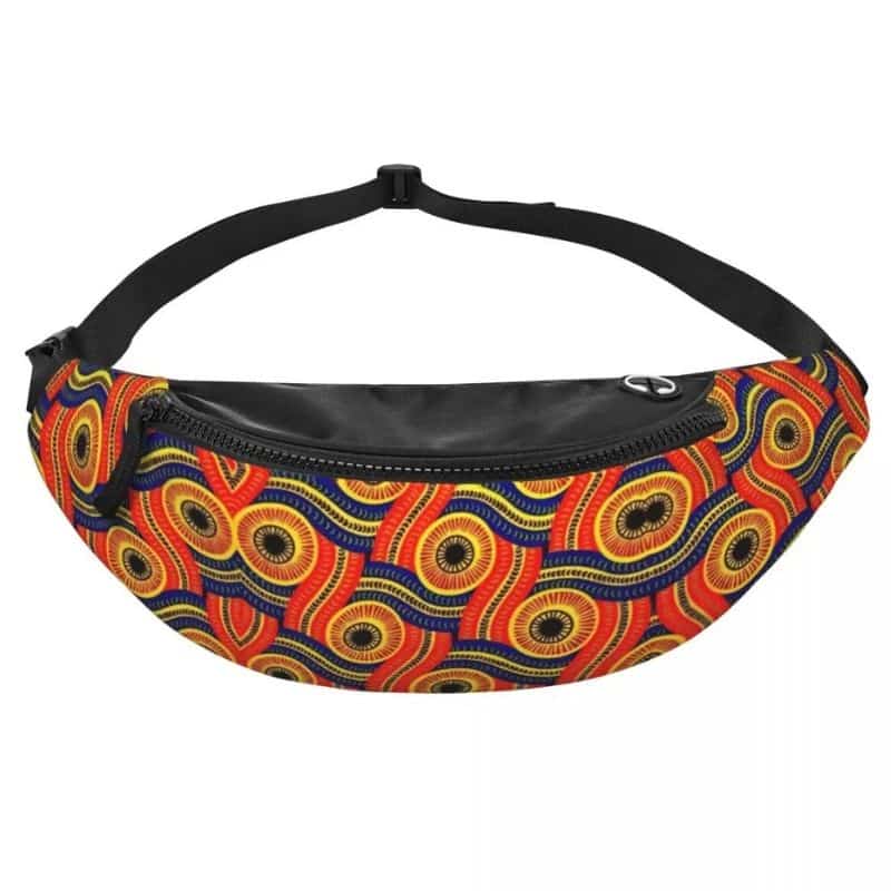 trendy African fanny pack