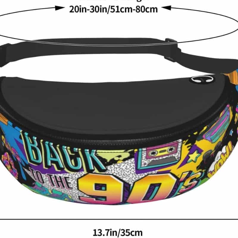 90's fanny pack dimensions