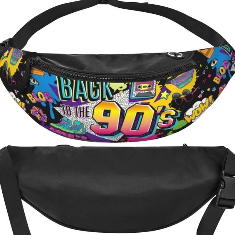 90's fanny pack front back