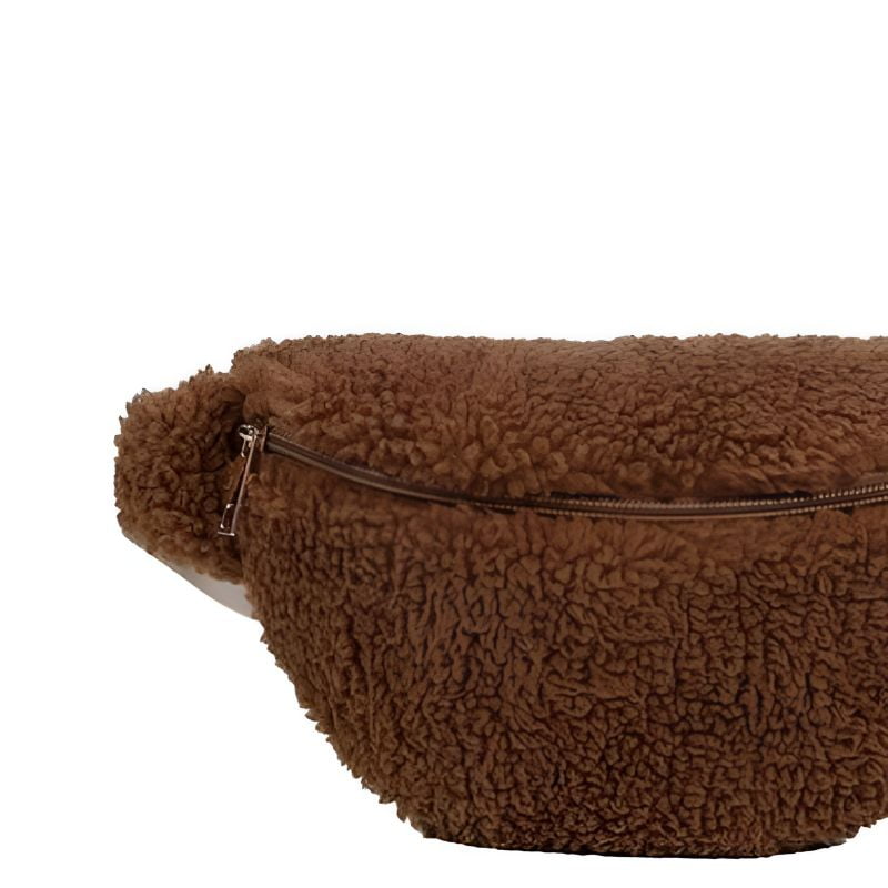 brown terry fanny pack