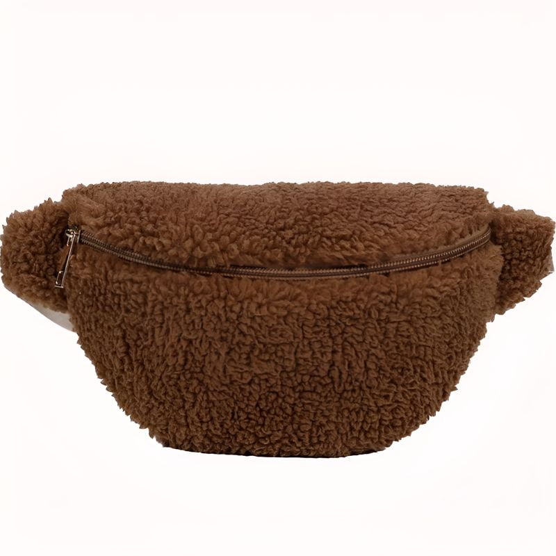 brown terry fanny pack
