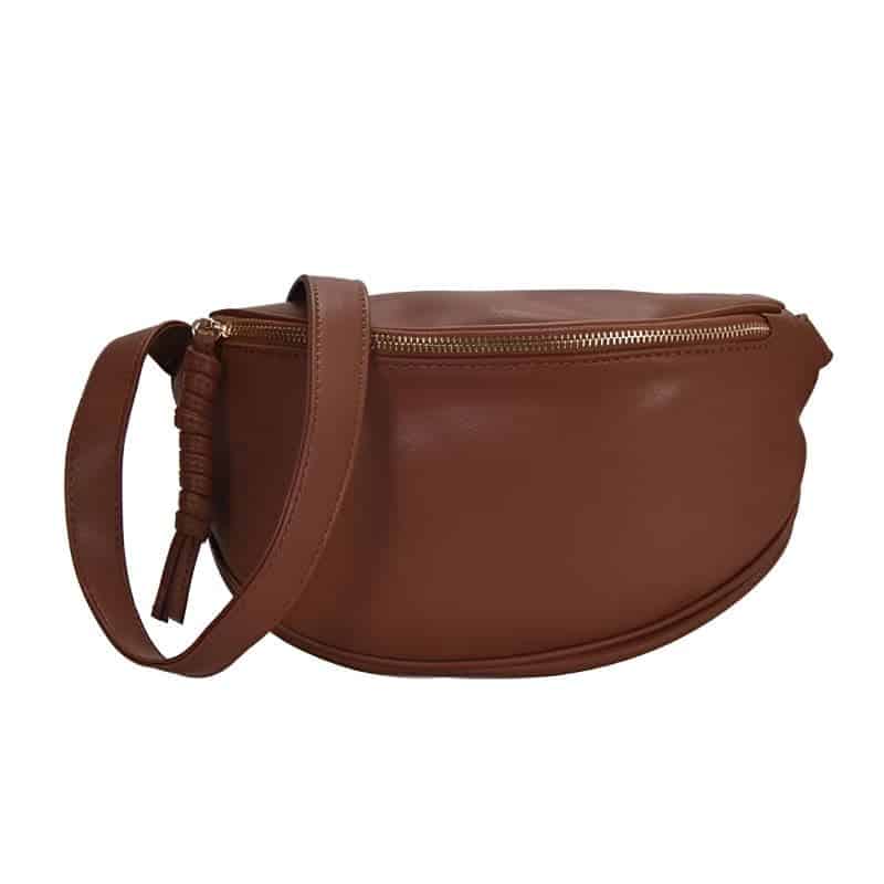 Full photo women's fanny pack for winter