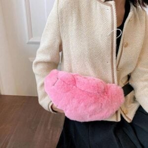 Fur fanny pack