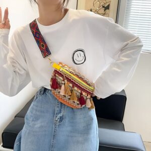 Fringe fanny pack