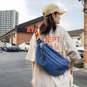 Denim fanny pack