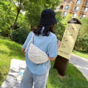 Wicker fanny pack