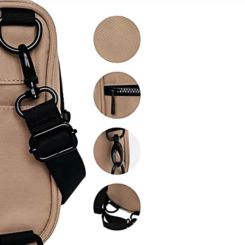 Flat cut fanny pack