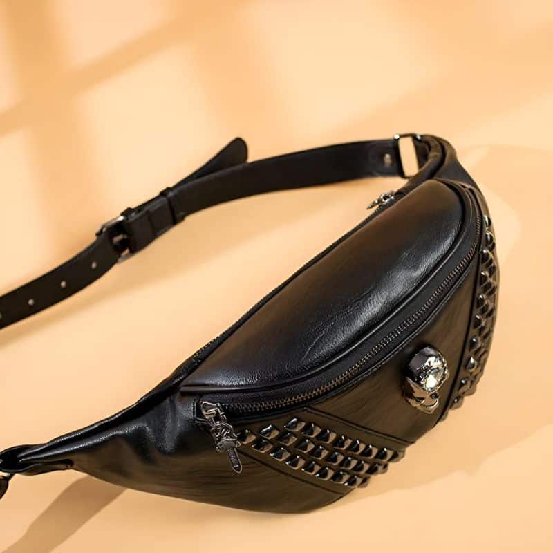 rock fanny pack profile view