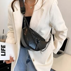 XXL women's leather fanny pack
