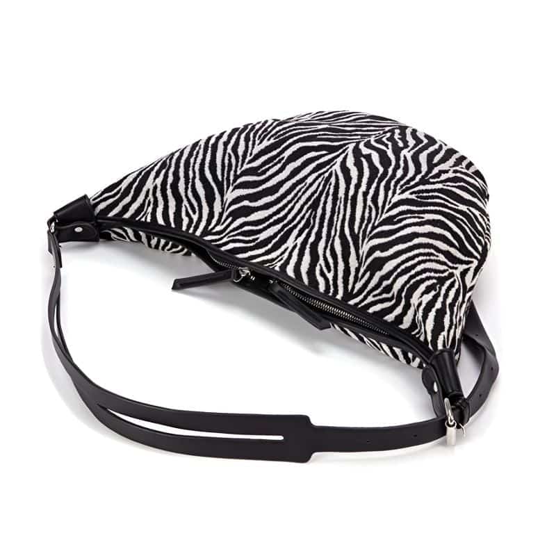 Zebra Reclining Fanny Pack