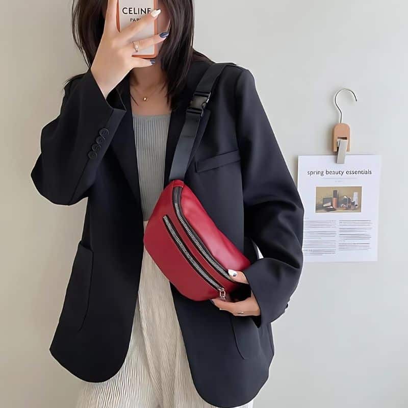 Cherry women's fanny pack design