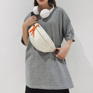 Cream women's fanny pack