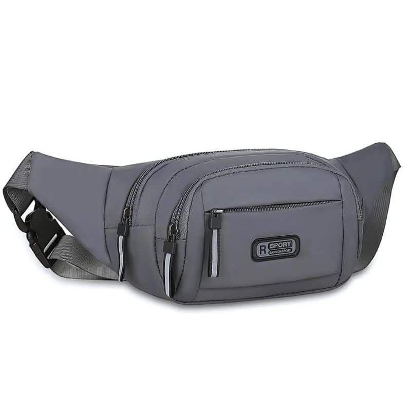 Grey women's fanny pack design