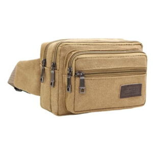 Large men's canvas fanny pack