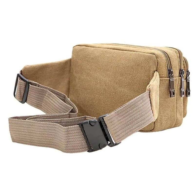 Pretty large canvas men's fanny pack