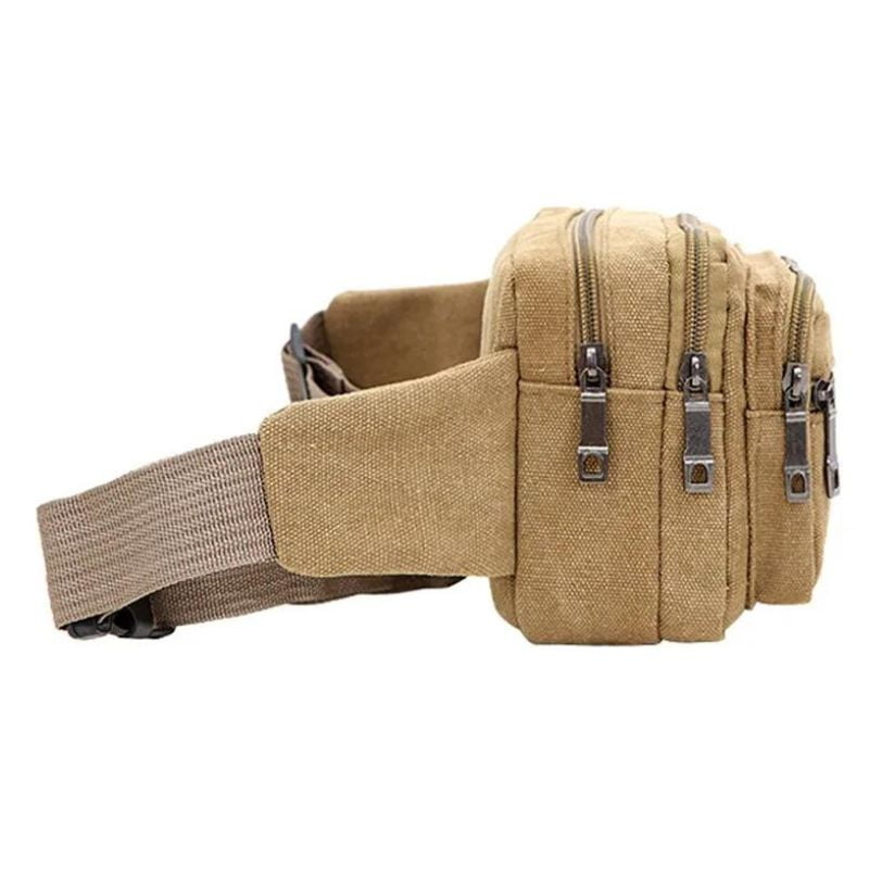 Large canvas men's fanny pack quality