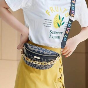 Chain crossbody fanny pack