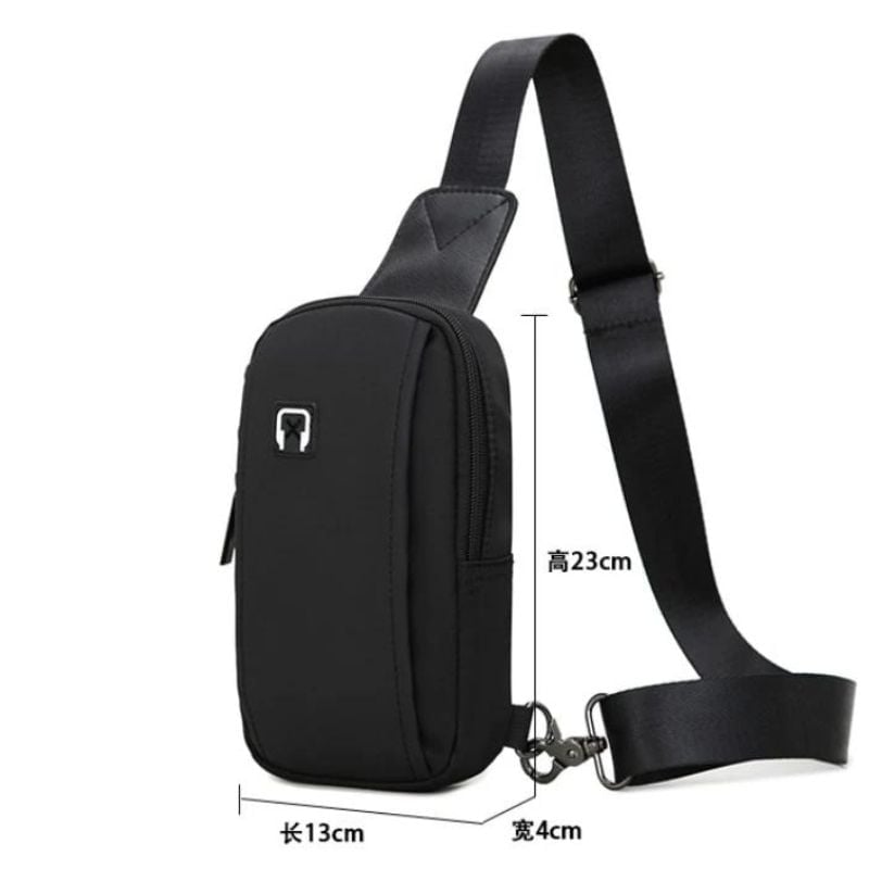 Men's crossbody fanny pack design