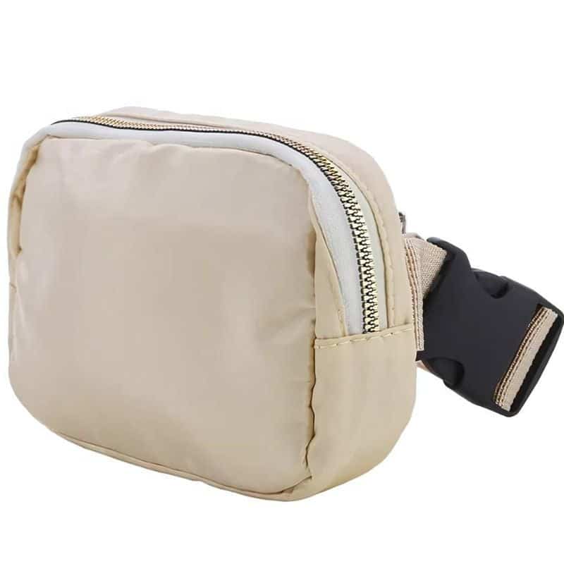 Beige women's fanny pack design