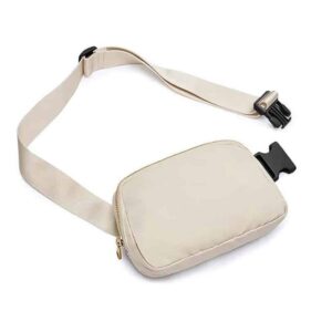 Beige women's fanny pack