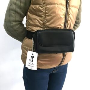 Small leather men's fanny pack