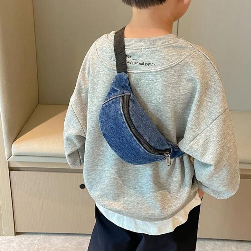 Pretty blue children's fanny pack
