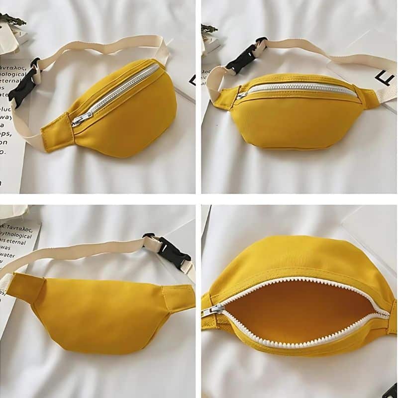 Yellow children's fanny pack quality
