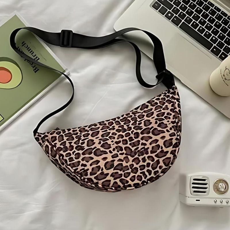 Children's leopard fanny pack