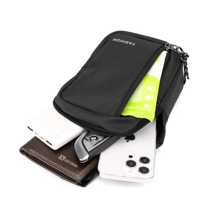 Men's shoulder fanny pack quality