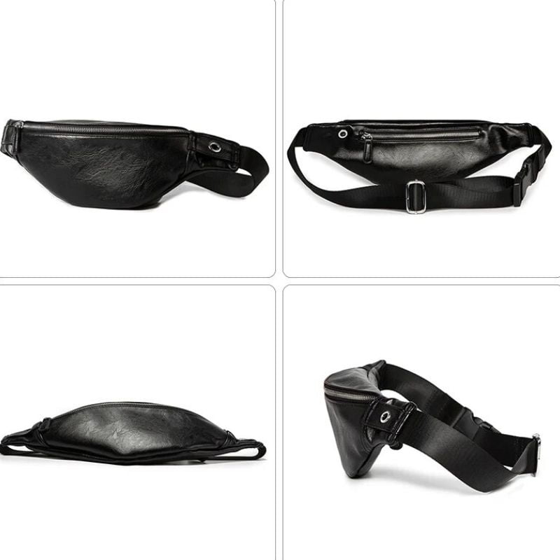 Men's leather fanny pack design