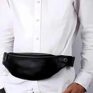 Men's leather fanny pack