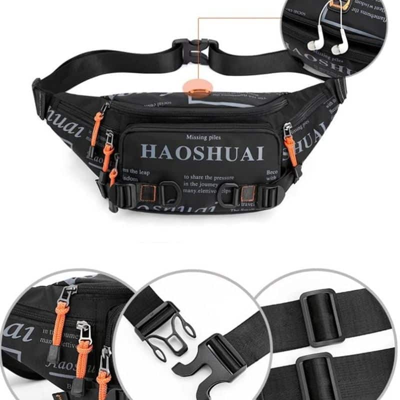 Men's writing fanny pack quality