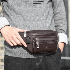 Luxury men's fanny pack