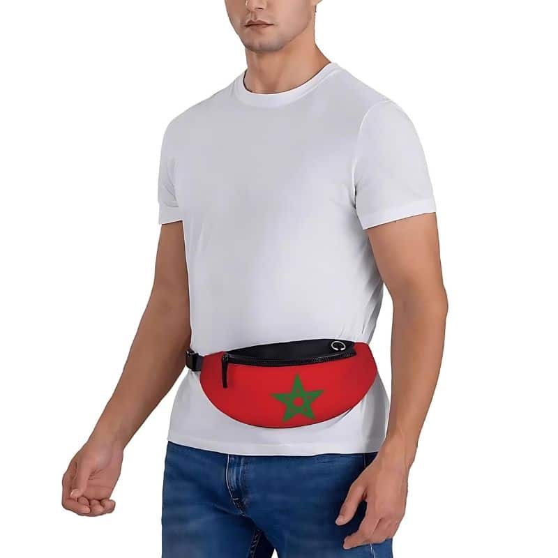 Stylish men's Morocco fanny pack