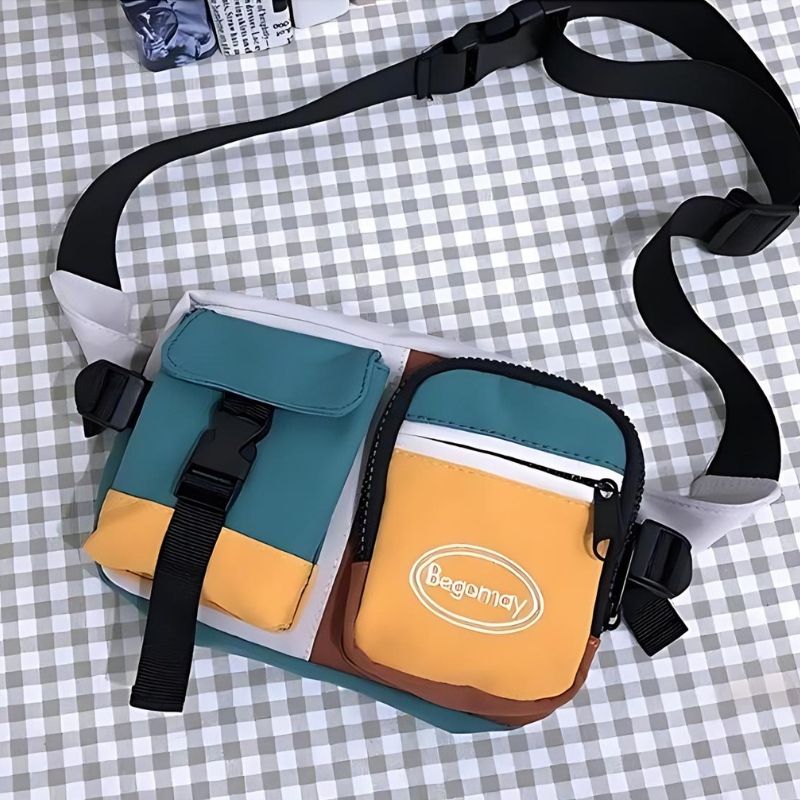 multicolor men's fanny pack design