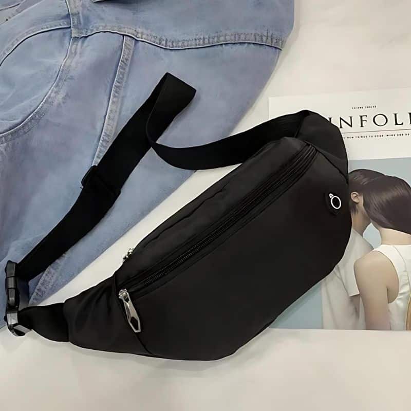 Men's belt passage fanny pack