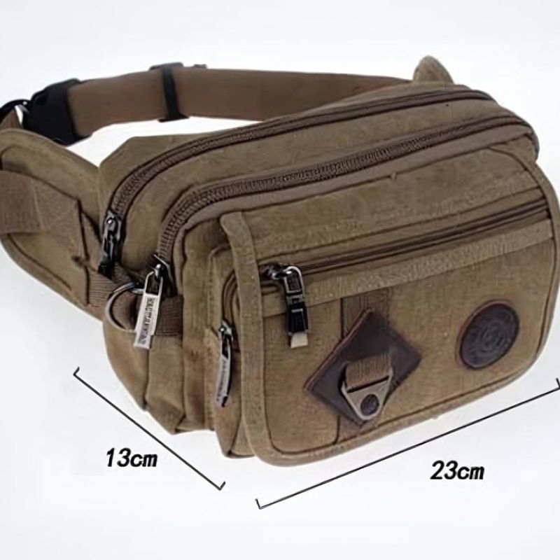 Vintage men's fanny pack design