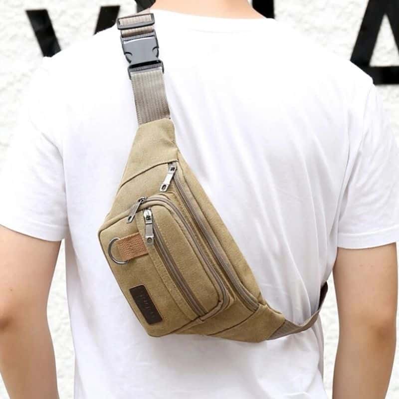 Men's travel fanny pack quality
