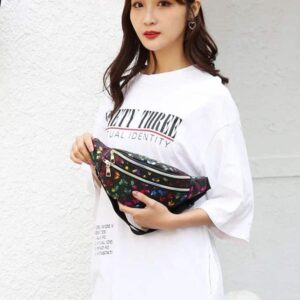 Butterfly print fanny pack