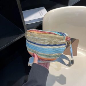 Multicolored fanny pack