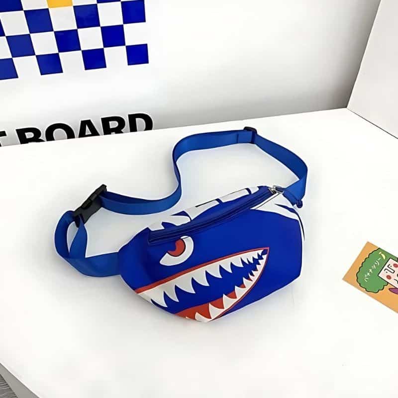 Shark fanny pack design