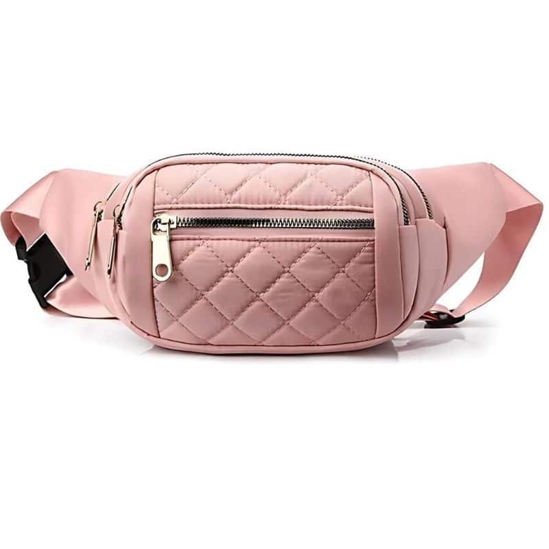 blush pink fanny pack