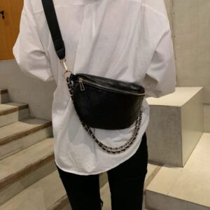 Women's XXL leather fanny pack