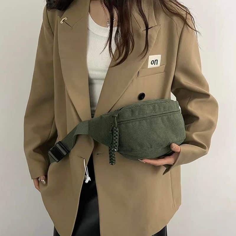 quality mint green fanny pack