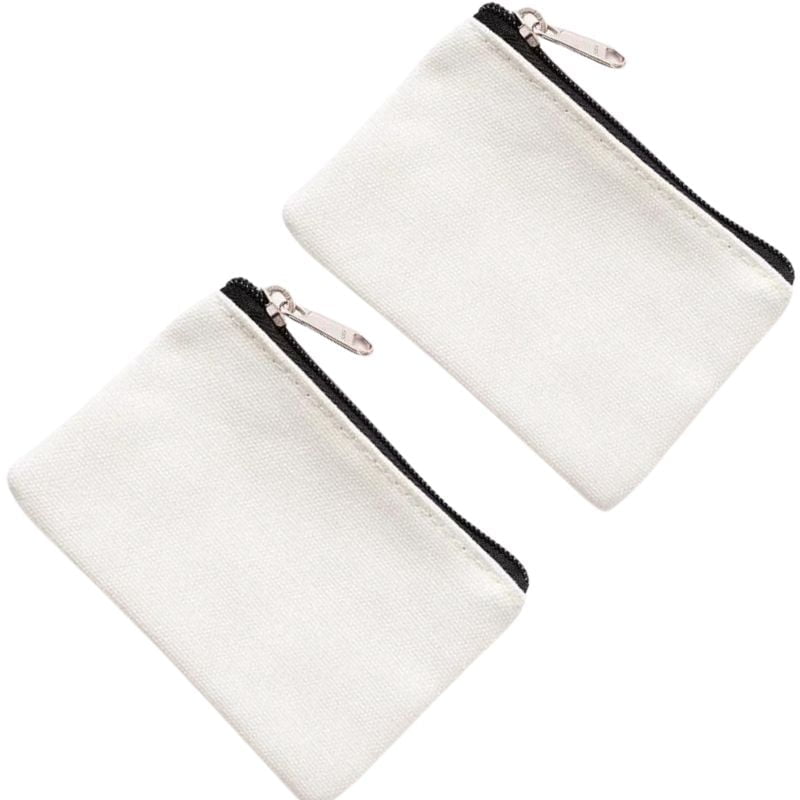 Pretty canvas coin holder
