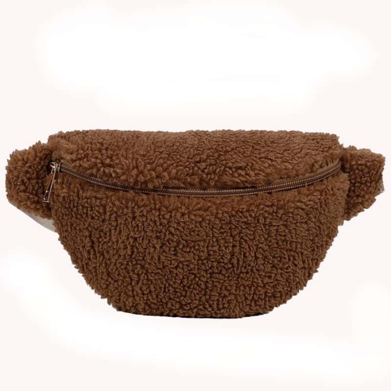 XXL fluffy fanny pack