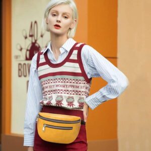 Mustard yellow fanny pack