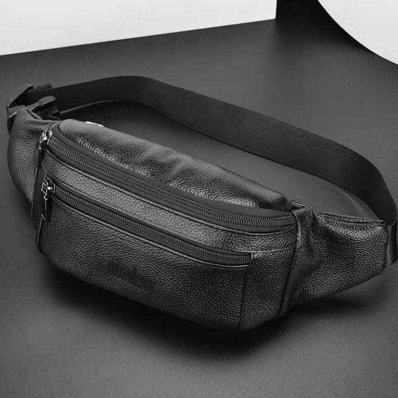 Men's Modern Leather Fanny Pack